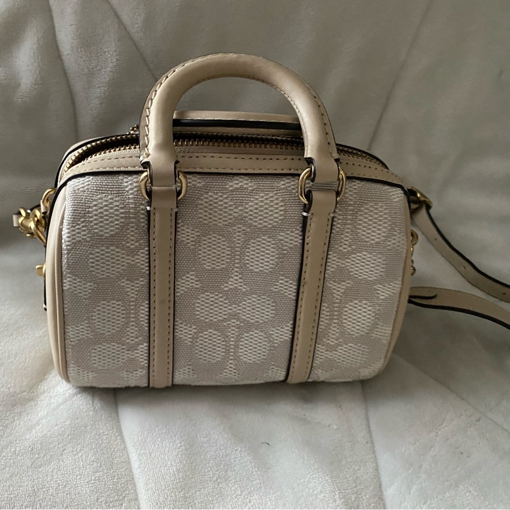 Ruby Satchel 18 In Signature Textile Jacquard